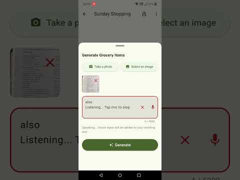 LimeList - AI Shopping List