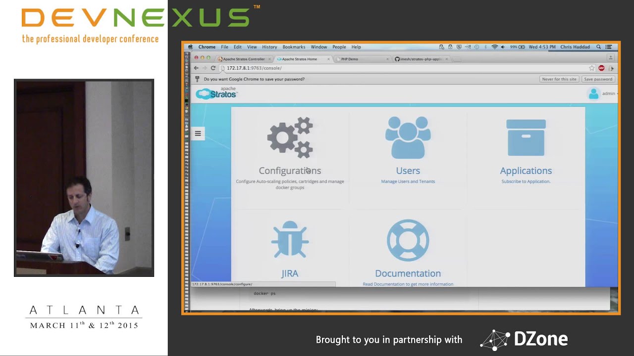 Devnexus 2015 - Deploy at scale with Docker, CoreOS, Kubernetes and Apache Stratos - Chris Haddad