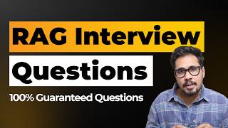 RAG Interview Questions | 100% Guaranteed Questions for AI Engineer