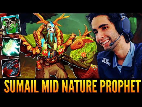 👉 SUMAIL With 1000 GPM & 1000 XPM Nature Prophet Make Enemies To Look Like Heralds - Dota 2