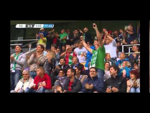 MARCO MATHYS AMAZING GOAL!! FC ST.GALLEN-FC LUZERN