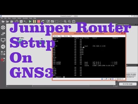 How to Configure Juniper Router | Learn Prepare and practice on GNS3 Video