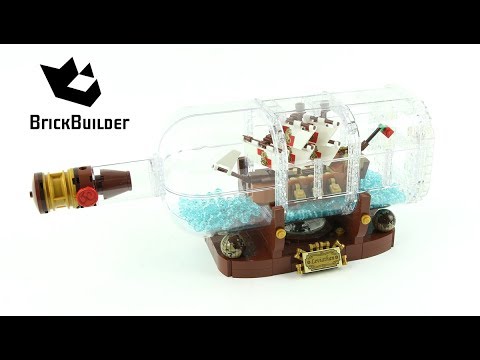 Vidéo LEGO Ideas 21313 : Bateau dans une bouteille