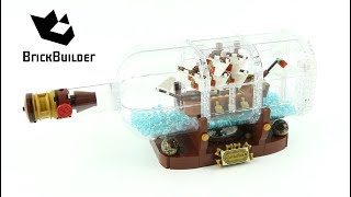 LEGO Корабль в бутылке (21313) - відео 1