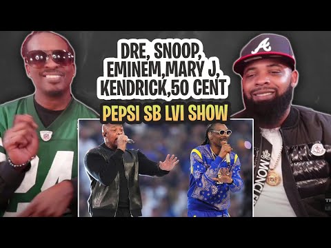 TRE-TV REACTS TO  -Dr. Dre, Snoop Dogg, Eminem, Mary J. Blige, Kendrick Lamar & 50 Cent FULL SB LVI