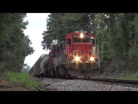[HD] Chasing GTW 5846 on the Canton Job through Madison, MS
