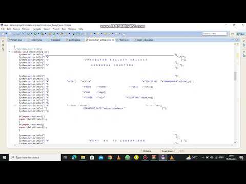 Railway Line Management System Ll Project In Java Oop With Source Code In Java Eclipse