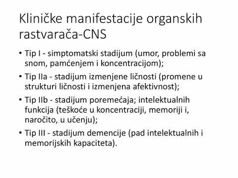 Toksikologija organskih rastvarača - Toksikologija organskih