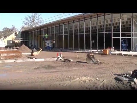 Nieuwe Lidl vestiging laan van Borgvliet in Bergen op Zoom vordert gestaag