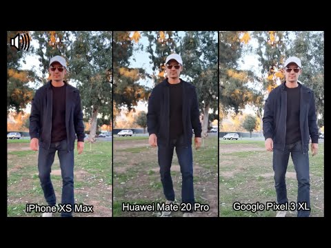 Mate 20 Pro vs iPhone XS Max vs Pixel 3 XL (Video/Photo/Mic Comparison)