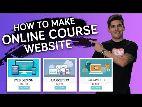 Part of a video titled How To Create An Online Course Website With Wordpress - NEW!