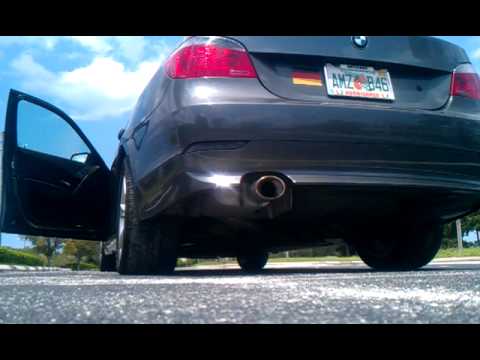 Bmw 525 with flowmaster exhaust muffler