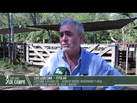 Luis Ledesma - remate de Ledesma y Arana SRL - Lunes 28 de marzo de 2022  - Rauch