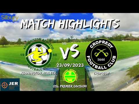 Kennington Athletic vs. Cropredy - Oxfordshire Senior League - MATCH HIGHLIGHTS 23/09/2023