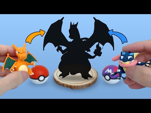 Pokémon FUSION Clay Art [ Charizard x Greninja ]