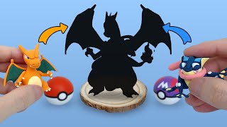 Pokémon FUSION Clay Art [ Charizard x Greninja ]