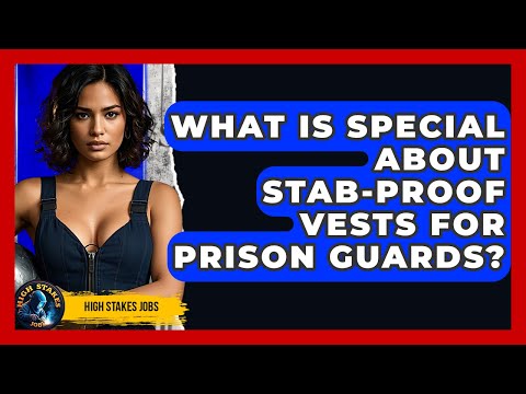 What Is Special About Stab-proof Vests For Prison Guards? - High Stakes Jobs