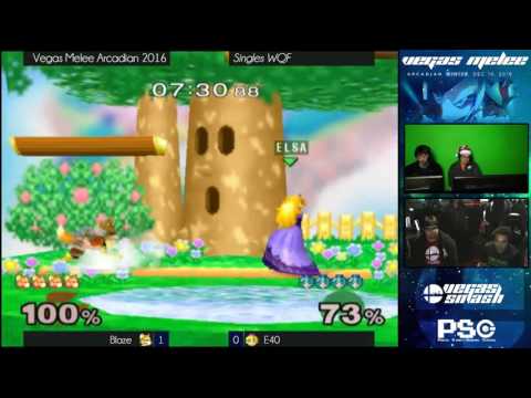 Arcadian Winter 2016 - Melee - Singles - WQF - Blaze (Fox) vs E40 (Peach)