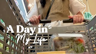 A Day in My Life 🛒💻- Not So Typical Day (Grocery Shopping, Online Class, Cooking)