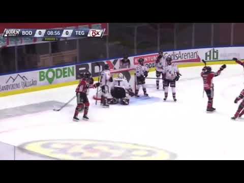 Målen mellan Boden Hockey och Tegs SK