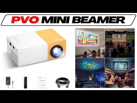 PVO YG300Pro Beamer im Test Vergleich 2026🥇 Mini Beamer für Heimkino
