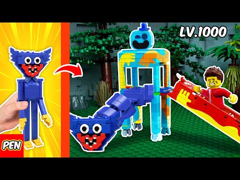 I CURSE of  Huggy Wuggy SLIDE EATER vs Slide EATER- Poppy Playtime Transformation | Pen Bricks