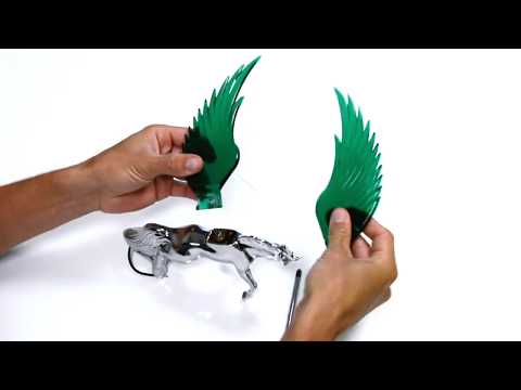 How to replace Grand General WindRider hood ornament wings