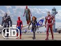 Time Stark Vs Time Cap Batalha No Aeroporto Capitão América Guerra Civil Clipe Do Filme HD