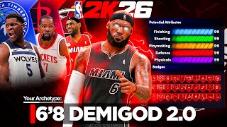 THE ISO BUILD THAT IS BREAKING NBA2K26 - BEST 6'8 GUARD BUILD CAN DO EVERYTHING! BEST BUILD 2K26!