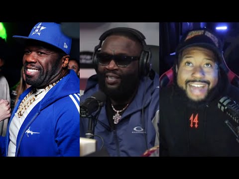 Ross mad funny! Akademiks reacts to Rick Ross dissing 50 Cent & calling him Broke on PBD Podcast