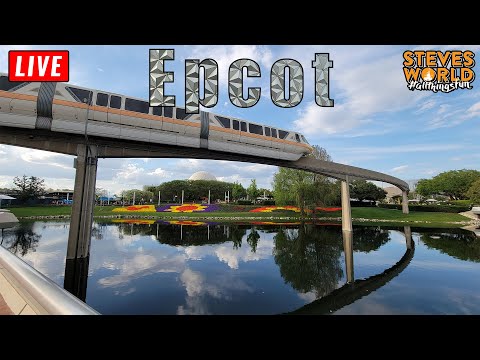 🔴 LIVE: An Evening At Epcot | Walt Disney World Live Stream 04-17-23