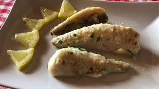 Gallinella di mare al limone - cucinaconemidio