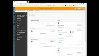 Blackboard Navigation Basics