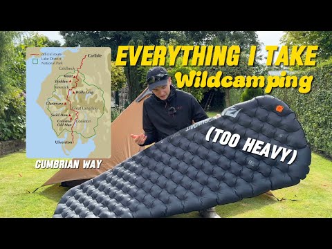Full Wild Camping Load out! (everything you'll need) Ultralight Cumbrian Way Edition!