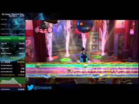 Sly Cooper: Thieves in Time (Sly 4) Episode 1 speedrun in 47:41