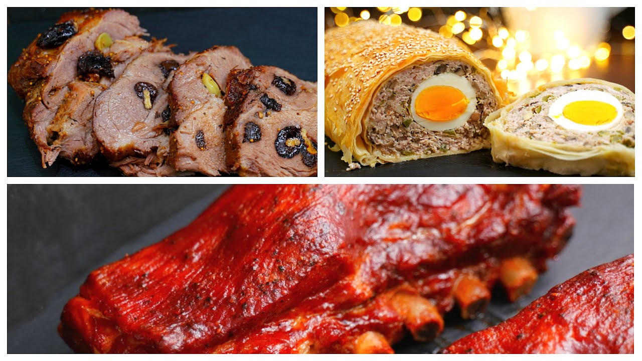 3 царских блюда из МЯСА и ФАРША на Новый Год 2022! Очень вкусные и простые рецепты из мяса