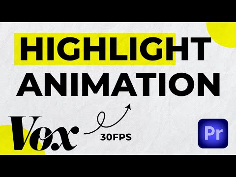 How To Animate Like Vox in Premiere Pro