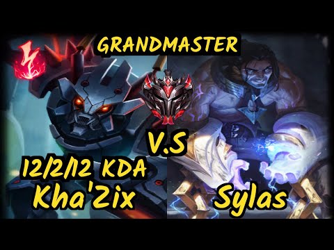 Pride (KHA'ZIX) vs SYLAS - 12/2/12 KDA JUNGLE GAMEPLAY - EUW Ranked GRANDMASTER