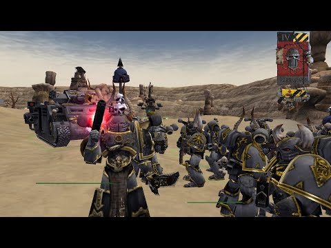 Iron Warriors vs Imperial Fists friendly match: Dawn of War - Unification mod Multiplayer