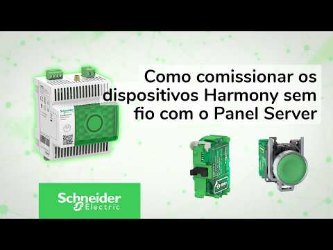 Como comissionar os dispositivos Harmony sem fio com o Panel Server