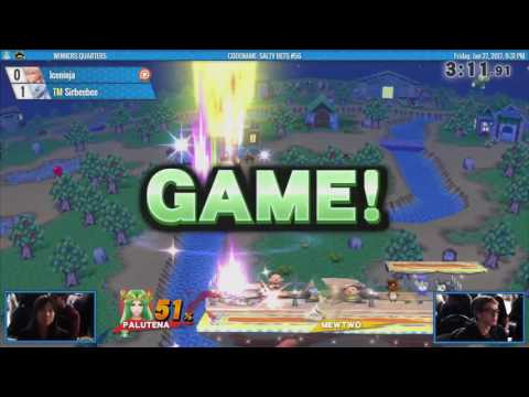 CSB 56 - Iceninja (Palutena) vs TM Sirbeebee (Mewtwo) - Smash 4 WQF