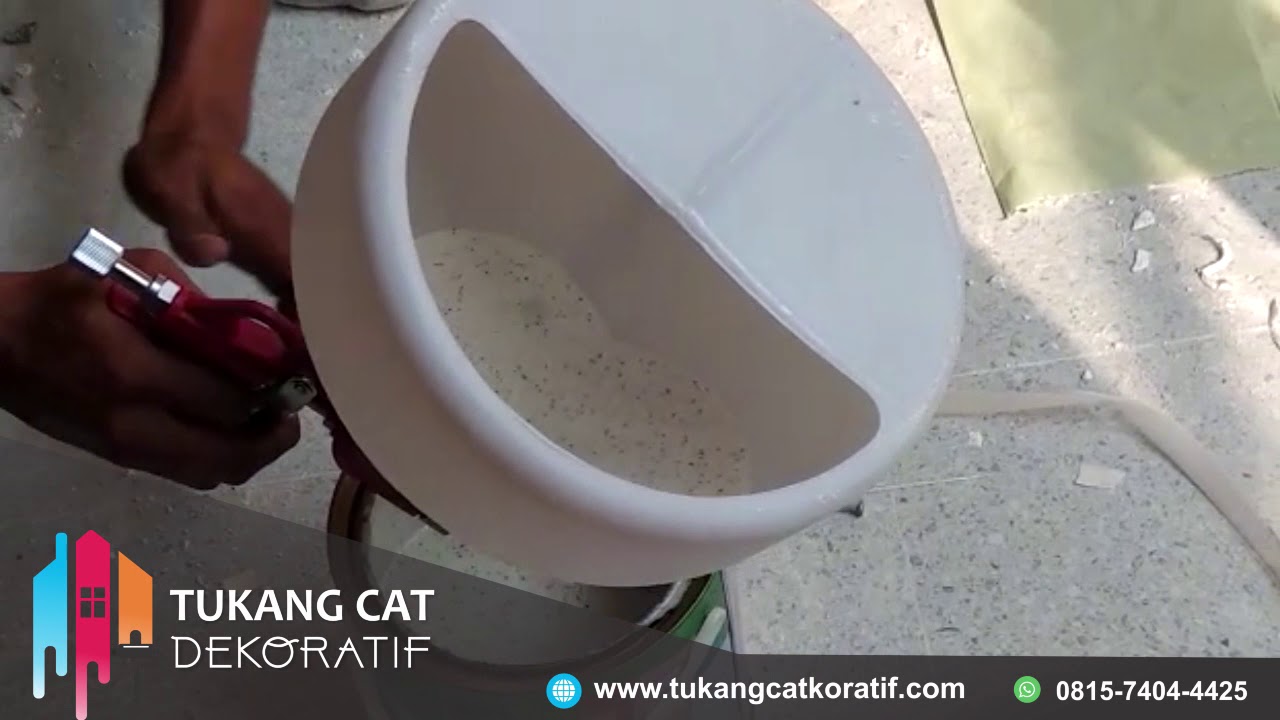 Jasa Cat Tekstur dengan Teknik Kamprot - Tukang Cat Dekoratif