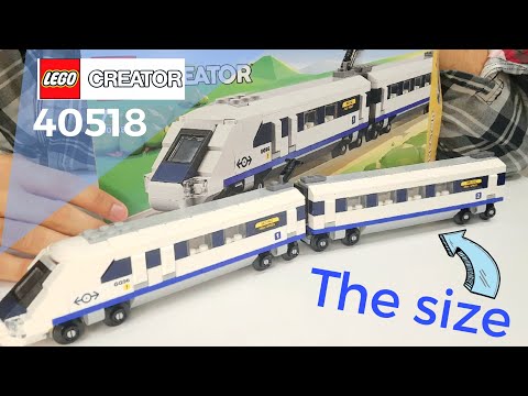 LEGO High Speed Train 40518 | Speed build | #lego #legotrain  #legoinstructions #speedbuild #train