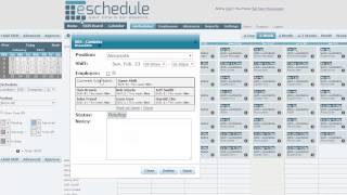 eSchedule Tutorial - Generate an Open Shift Schedule