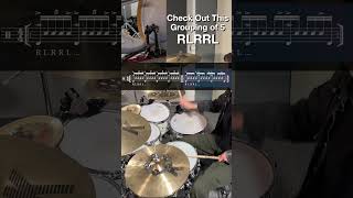 Useful Quintuplet Sticking #drumlessons #drummer #drums #drumfill  #drumming