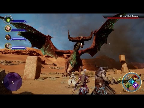 Dragon Age Inquisition PS4 Playthrough pt65 - Dragon Hunter: Abyssal High Dragon/ Sandy Howler