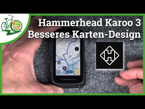 Hammerhead Karoo 📱 So bekommst du ein übersichtlicheres Karten Design 🔌 Freie OSM Karten auf Karoo