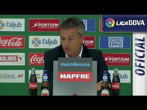 Rueda de Prensa de Escribá tras el Elche CF (0-1) Villarreal CF - HD