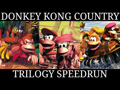 Donkey Kong Country Trilogy Speedrun in 2:17:39