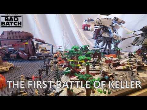 I Built the First Battle of Keller to Show off my Custom LEGO Star Wars MOCs!